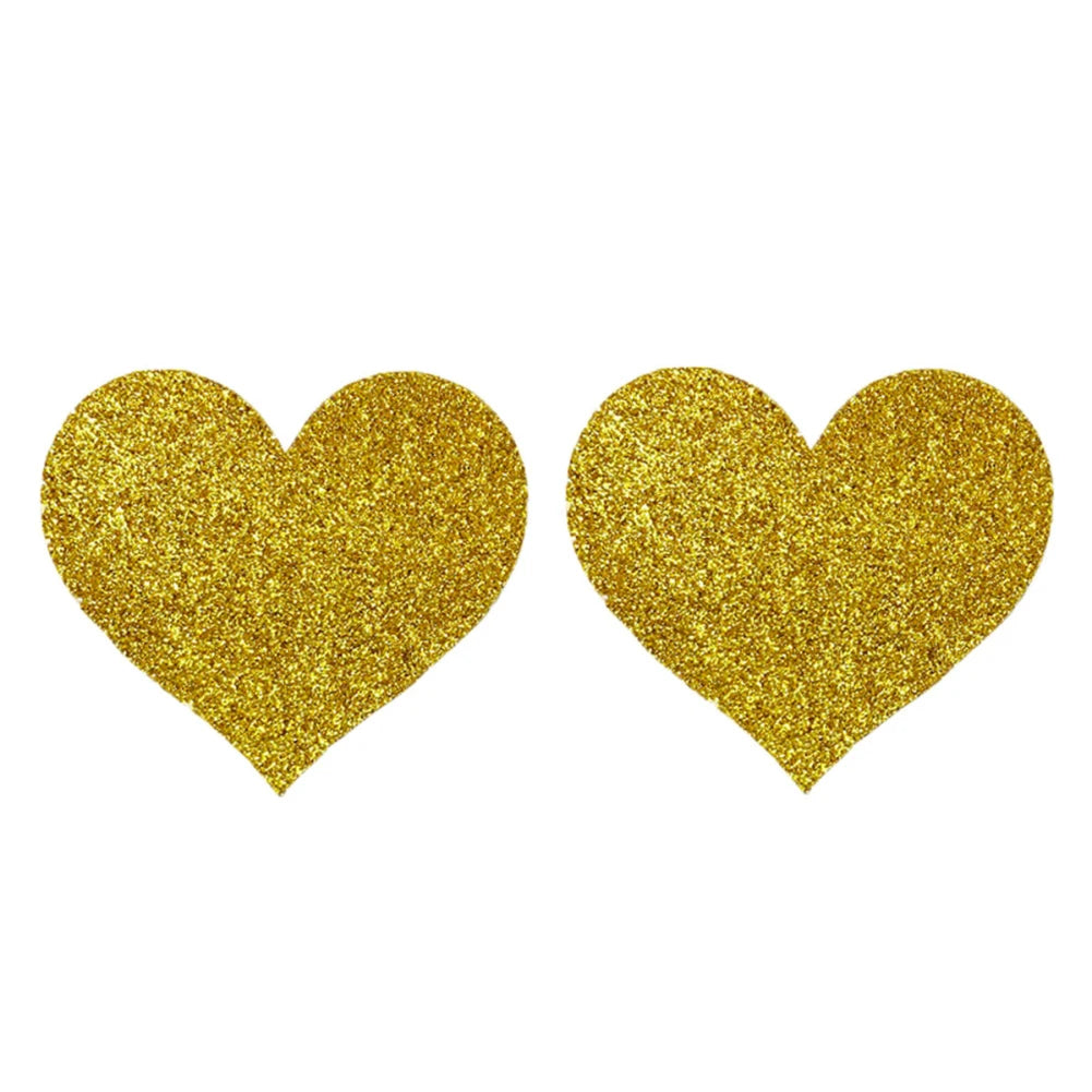Nipple Stickers Push Up Sequin Chest Patch Intimates Accessories Breast Pasties Stickers Sexy Round Nipple Covers For Women