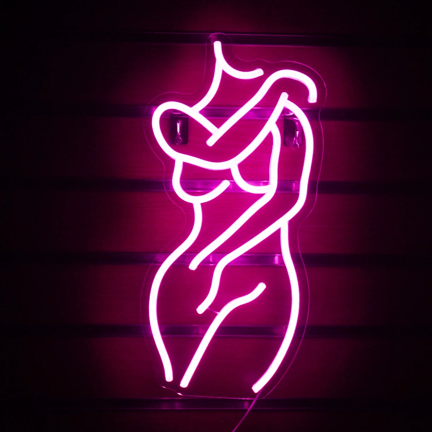 Woman Body Sexy Lady Neon Signs Pink LED Light Home Boy Girl Bedroom Party Bar Night Club Room Shop Neon Sign Bed Wall Decor