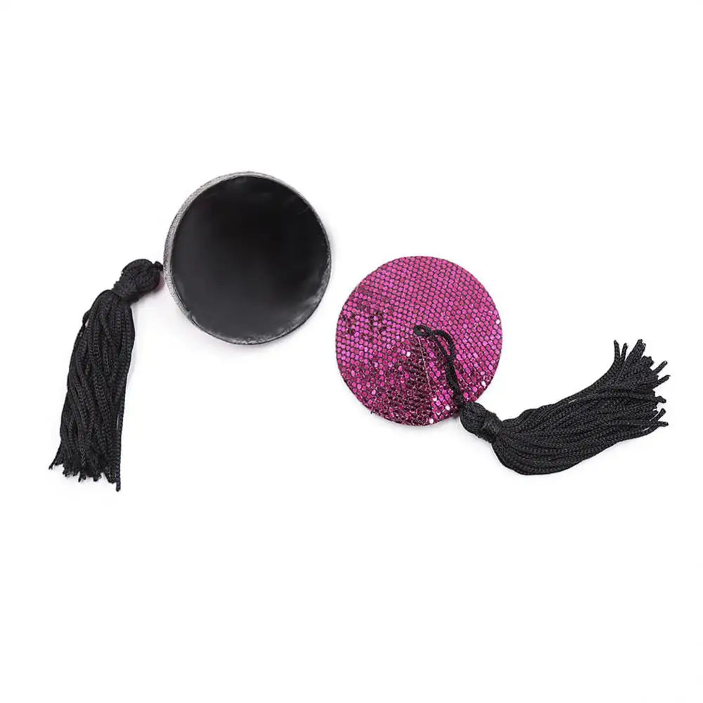 Nipple Stickers Push Up Sequin Chest Patch Intimates Accessories Breast Pasties Stickers Sexy Round Nipple Covers For Women