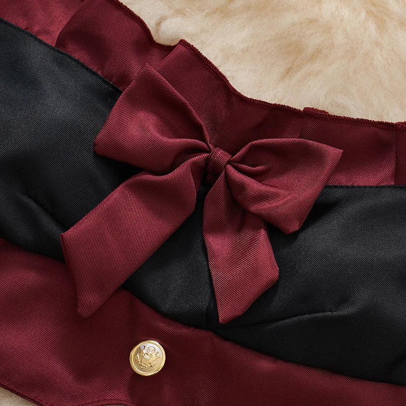 0021 Bow Sleeveless Camisole Crop Top Lingerie 2-piece Set Pleated Skirt Hotsweet Cosplay Suits Clothing Y2K Sexy Towys Costume Women