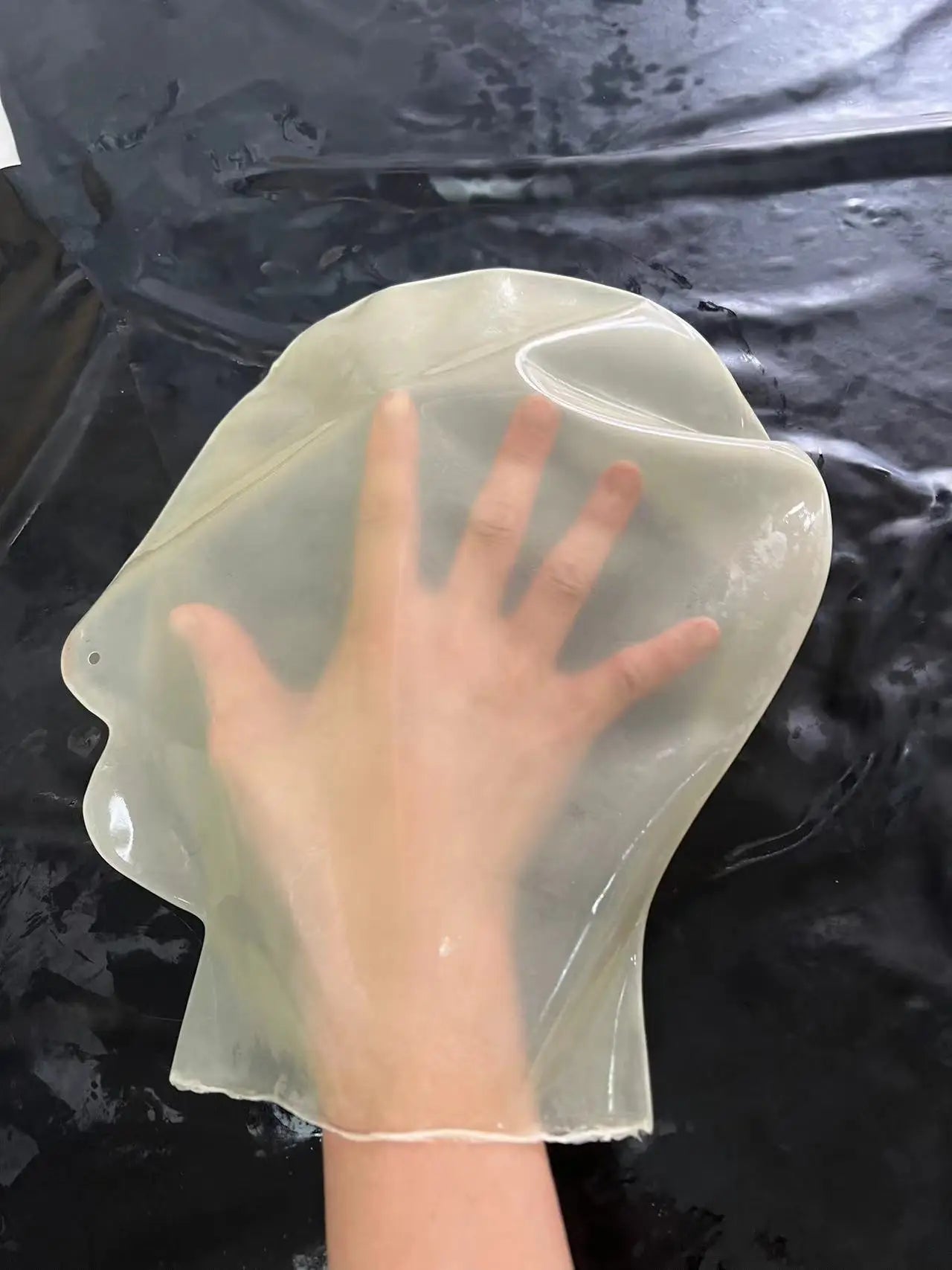 0022 Latex fetish men gloves fetish hood mask latex catsuits for men latex costume rubber socks rubber catsuit