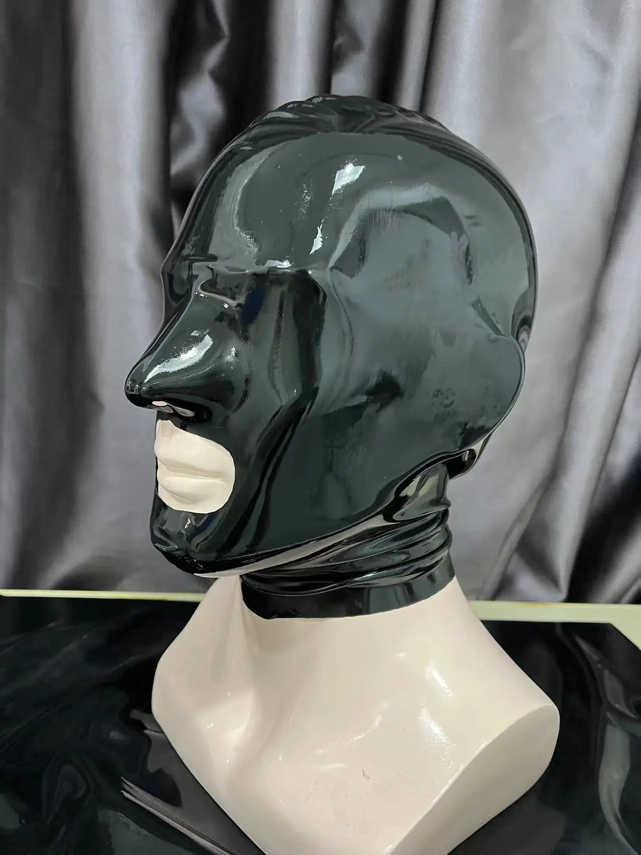 0022 Latex fetish men gloves fetish hood mask latex catsuits for men latex costume rubber socks rubber catsuit
