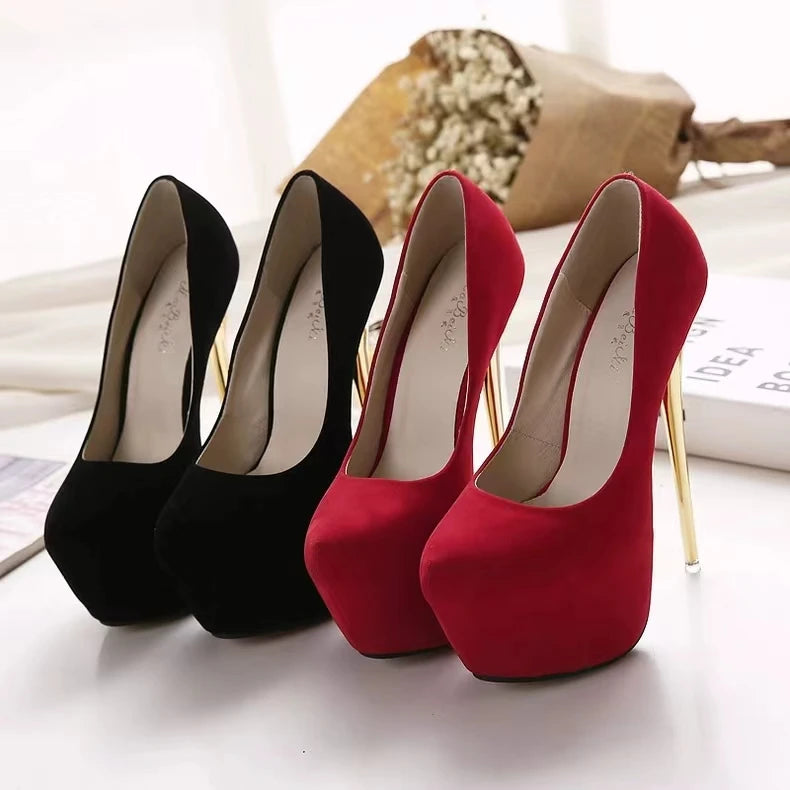 NEW Women's Stiletto Sexy High Heels Shoes Women Black Pumps Spring Casual Shoes Female High Heels Weding Shoes Plus Size Pumps
