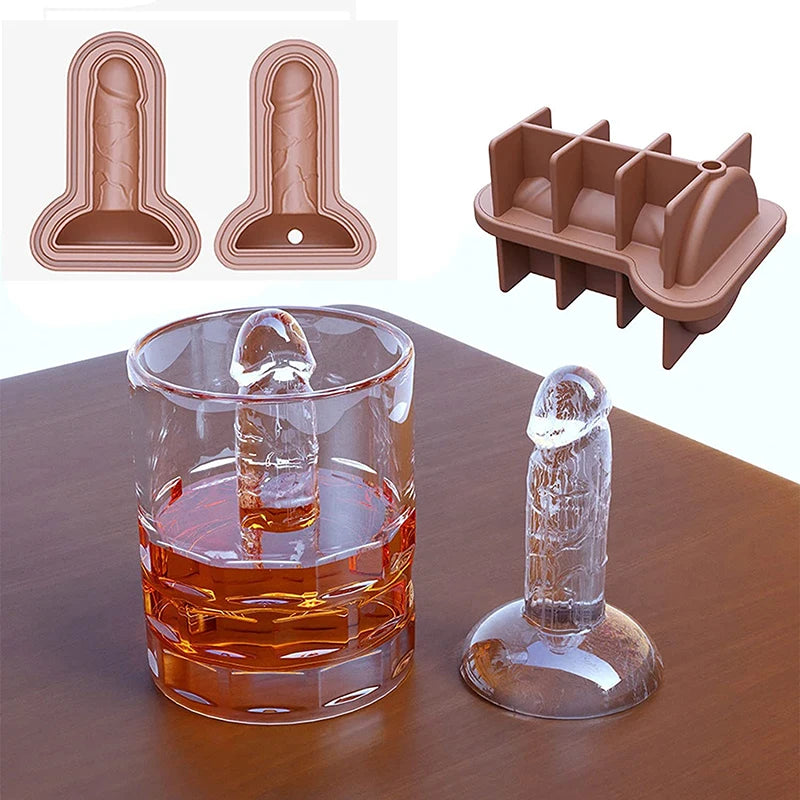 Penis Shape Baking or Cake Mould, Ice Maker Tool
