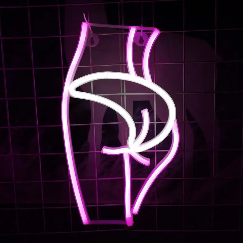 Sexy Lady Led Neon Sign Lights Wall Hanging Bar Pub Artwork Night Light Club Advertising Night Lights Party Decoration