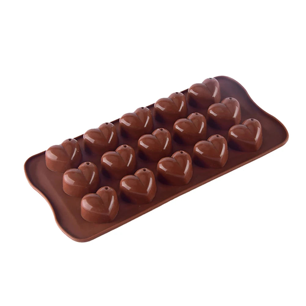 Heart Shape Silicone Chocolate, Cake, Ice Mould