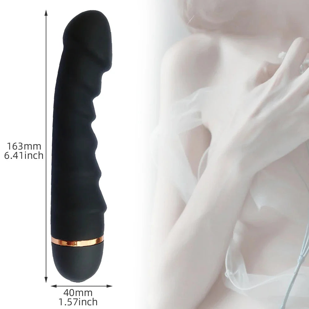 20 Modes Vibrator (Soft Silicone Dildo)