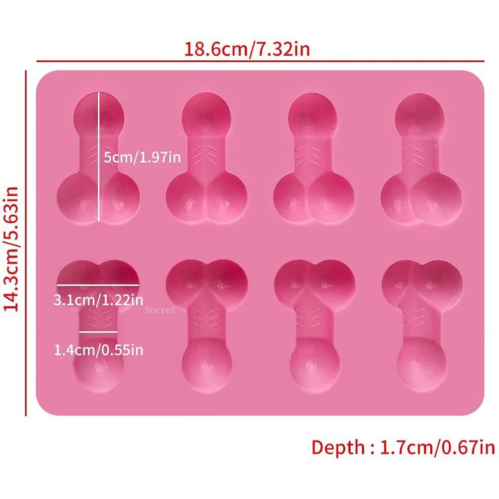 Funny Dicks Chocolate Mould / Ice Cube Tray