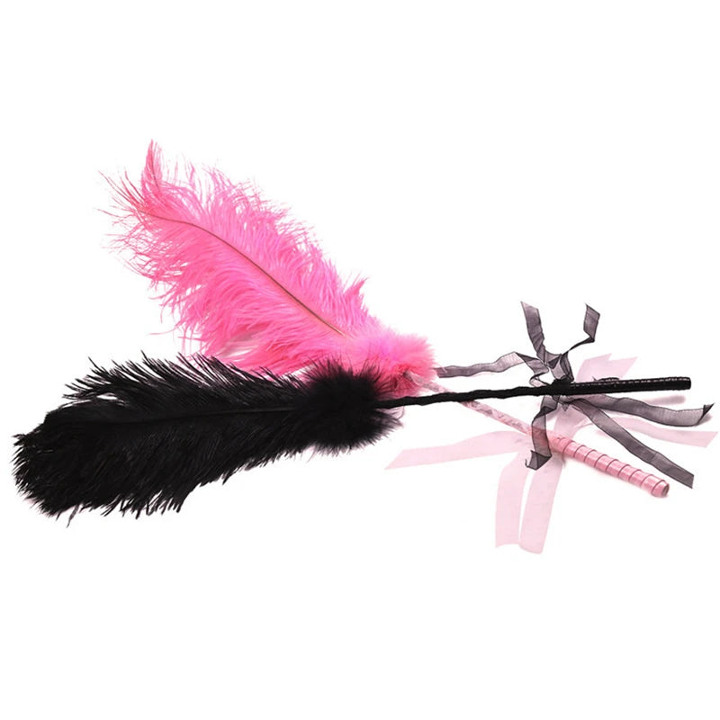 50CM Feather Spanking Paddle Horse Whip