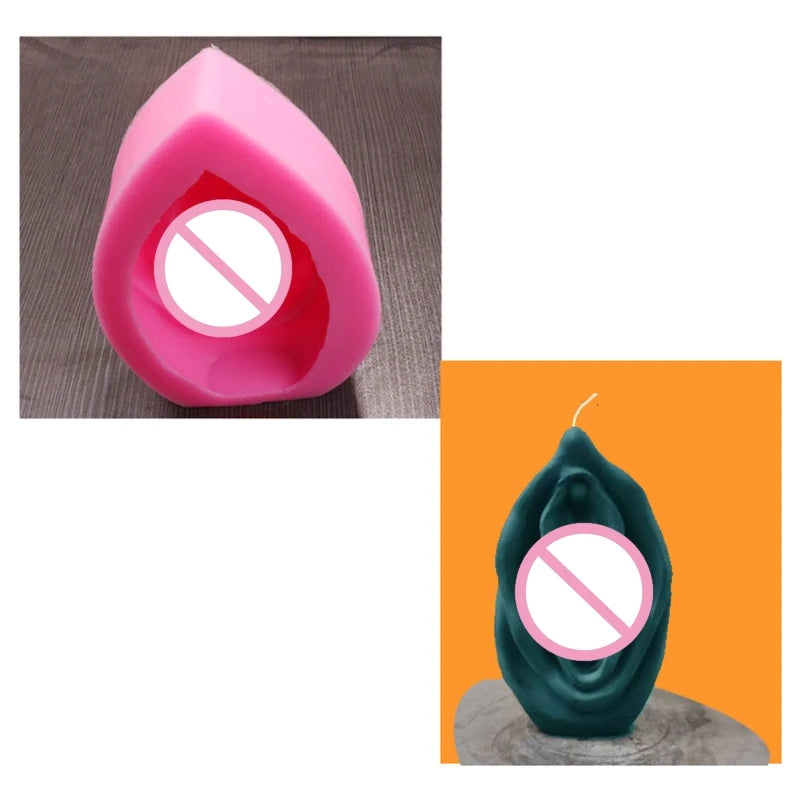 Vagina Moulds for Candle Making, (Moulds for DIY Aromatherapy Candle, Soaps)