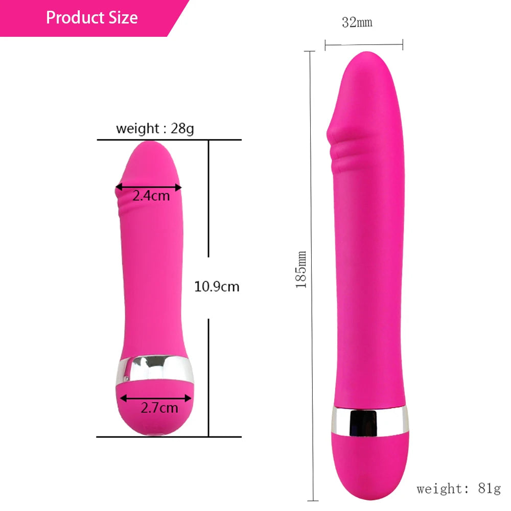 Mini Realistic Dildo Vibrator