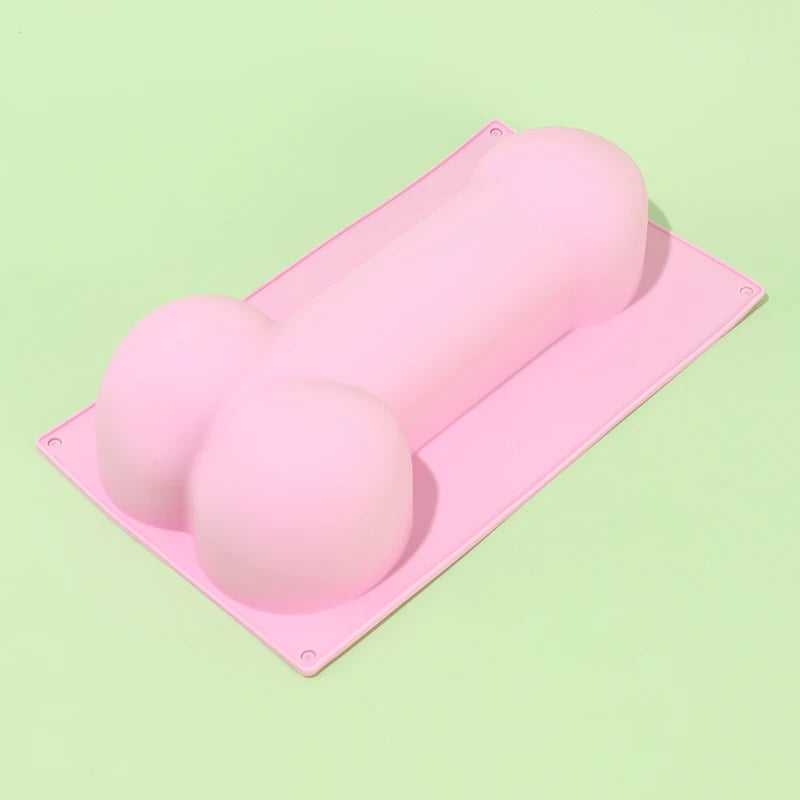3D Creative Penis Shaped Cake Mould