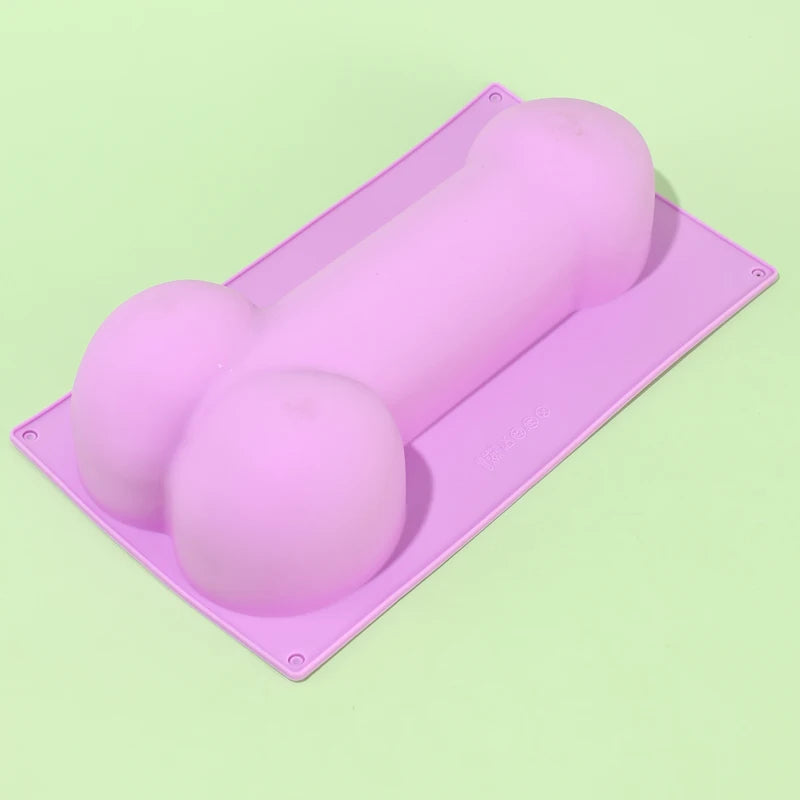 3D Creative Penis Shaped Cake Mould
