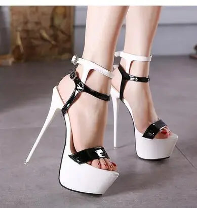 Aneikeh Sexy Sandals (16CM High Platform Heels)