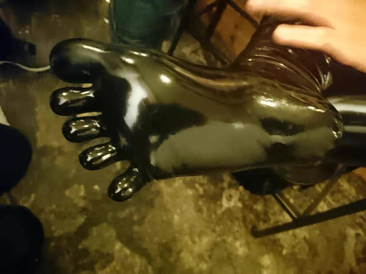 lingerie LATEX socks latex stockings latex bodysuit stockings for men fetish socks men latex fetish gloves sexy