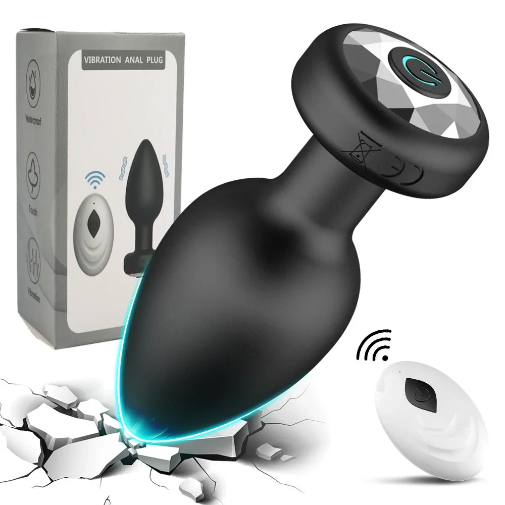 10 Speeds Anal Plug Vibrator