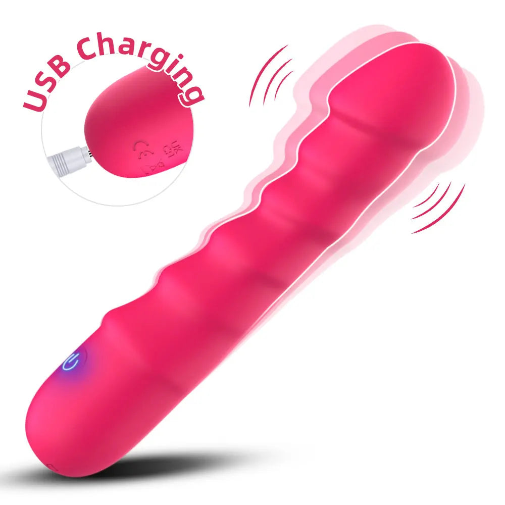 20 Modes Vibrator (Soft Silicone Dildo)