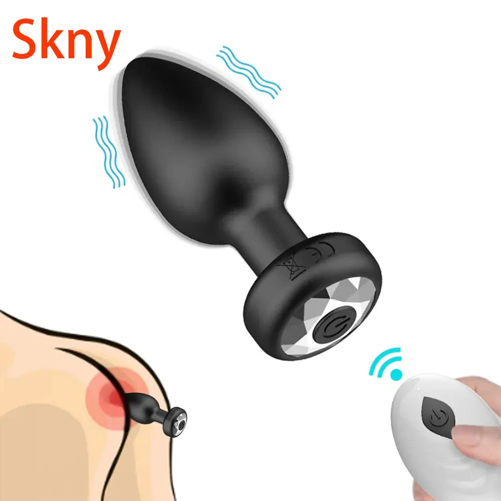 10 Speeds Anal Plug Vibrator