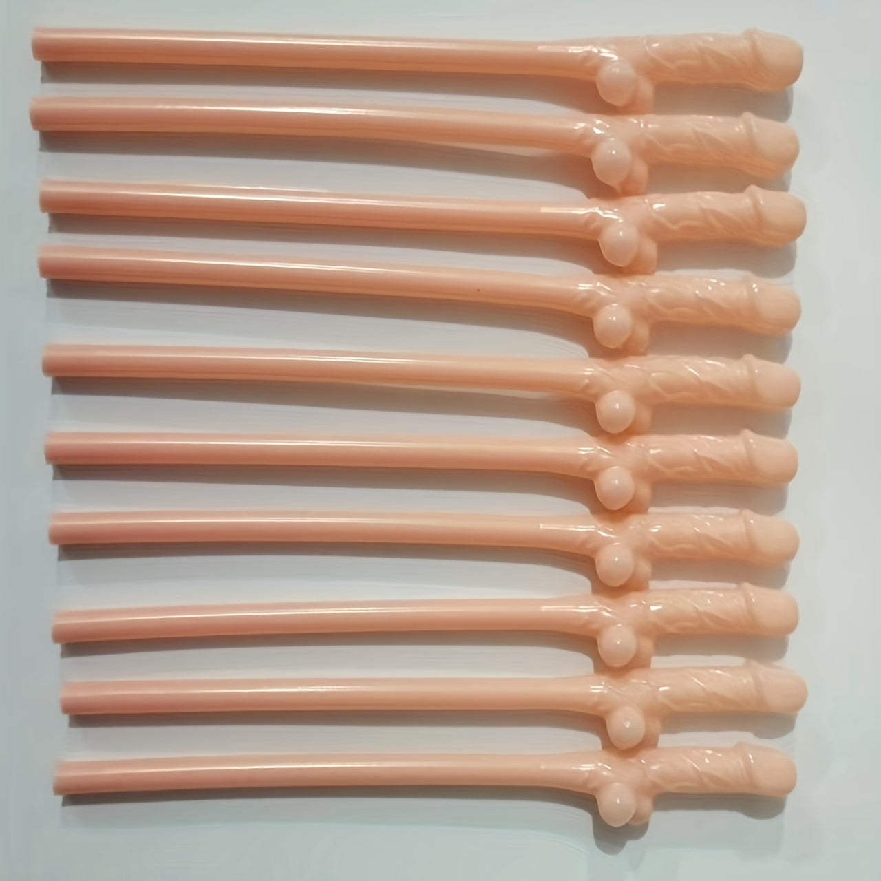 10pcs, Hen Party Brightly Coloured Willy Straws Adult Novelty Party Favors