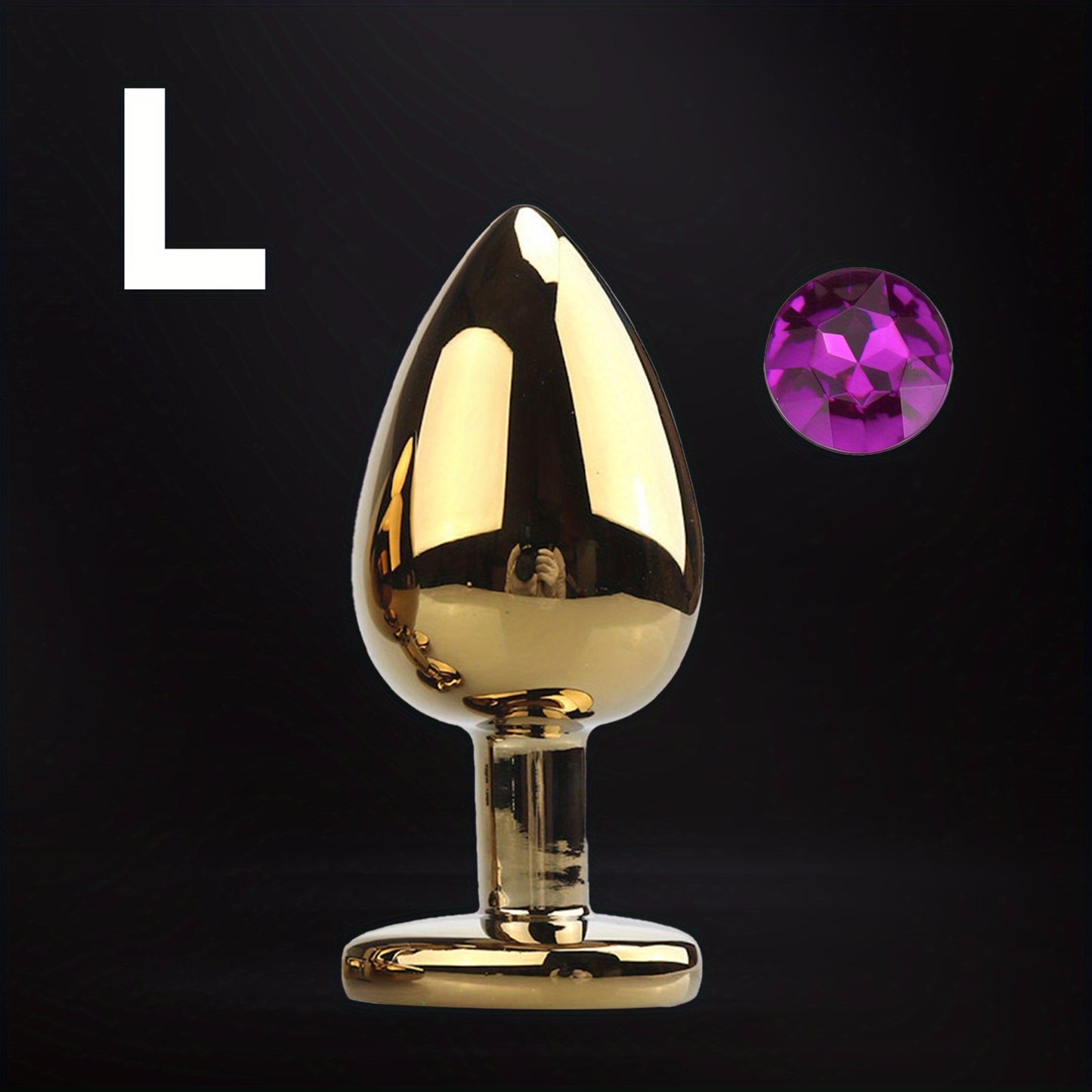 Unisex Sexy Metal Toys Anal Plug, Golden Mini Dildos Plug Toys With Jewelry Base Stimulation Massage Sex Tool For Orgasm Pleasure For Men Women SM Gay