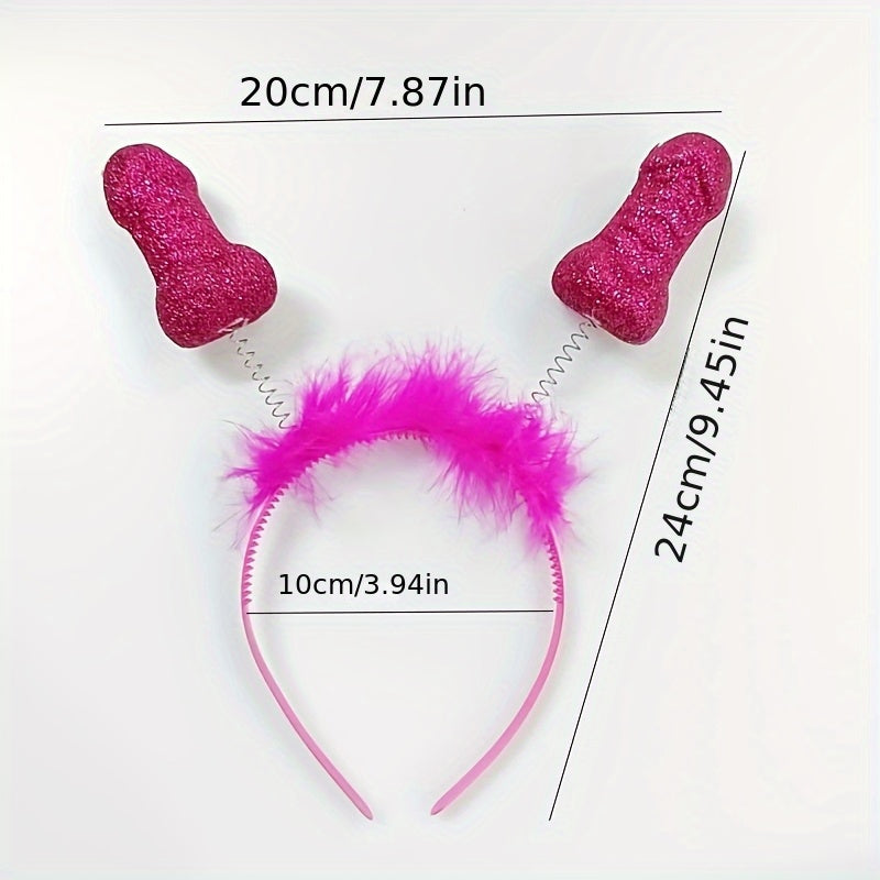 2pcs Funny Faux Fur, Fashionable Hair Accessories for Women