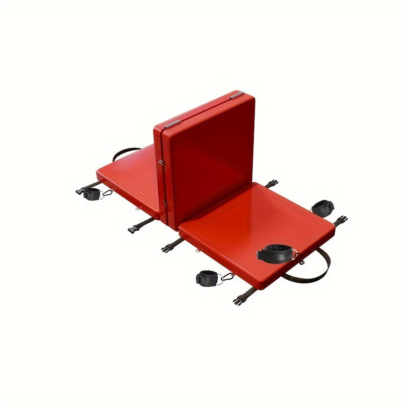 SM Folding Bed Black and Red Couple Bondage Props Portable Mat Sex Furniture