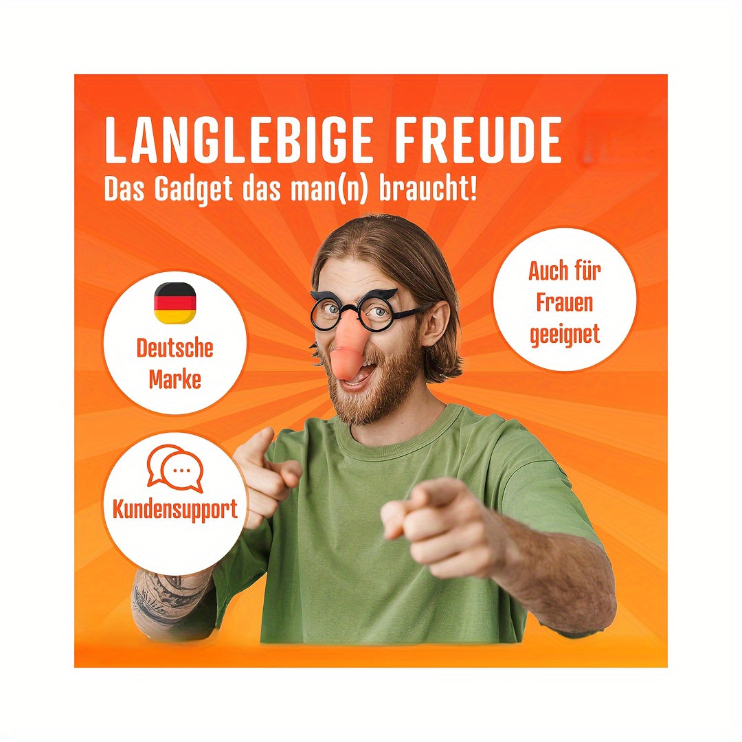 Fun Novelty Glasses - Solid Color, TPR Material, Hand-Washable - Perfect for Parties & Gags