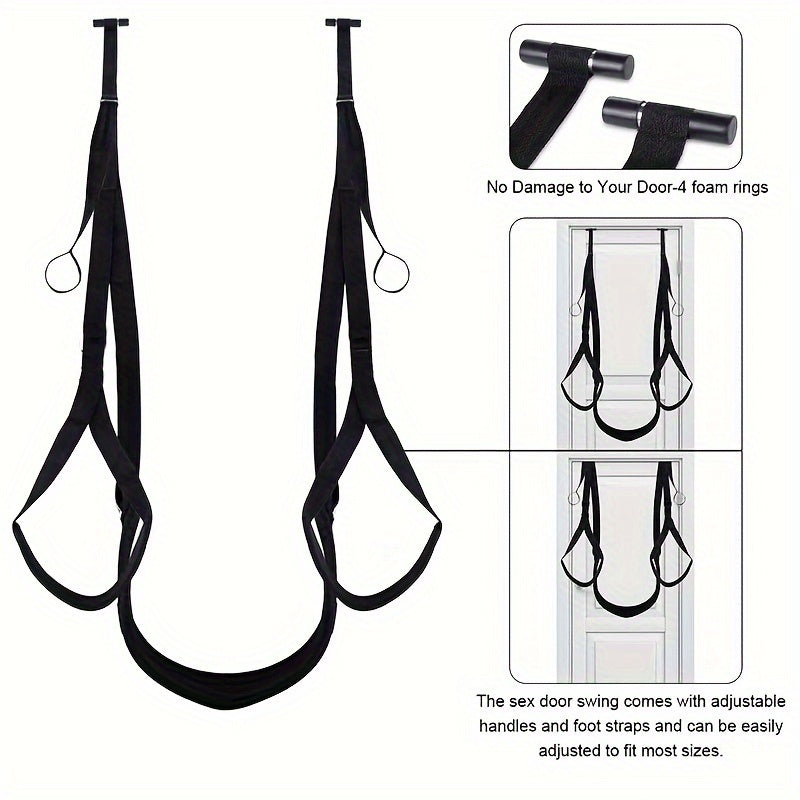 1pc Door Sex Swing Over The Door Swing Sex - Sexy Bondage Love Slings, Suitable For Adult Couples, Sex Swings Sex Furniture For Bedroom With Seat Position Assist Soft Strap