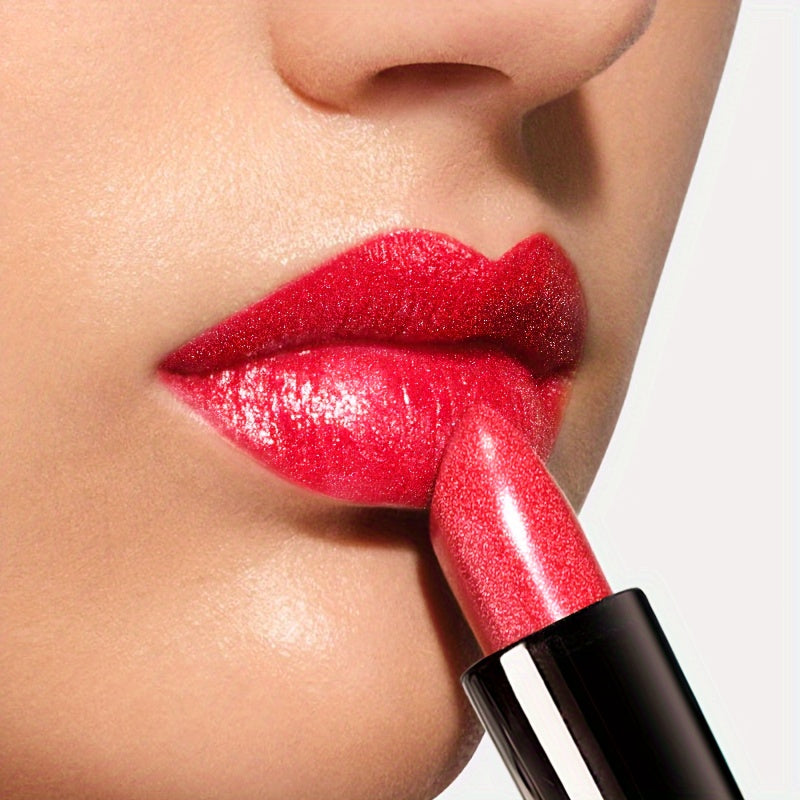 Long-lasting Star Studded Dragon Fruit Lipstick, Not Easy to Stick to the Cup, Not Easy to Fade, Glossy and Radiant Lips, Lip Makeup, Beauty Cosmetics