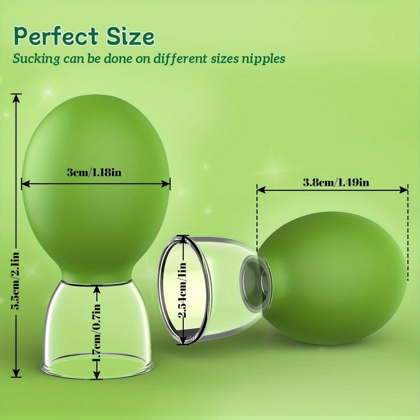 Pink Nipple Toy Female Sex Toy-BDSM Beginner Toy Nipple Sucker 2pcs Set, Mini Nipple Stimulation Female Adult Toy -Nipple Stimulation Toy-Couple toys Adult SM Sex toy