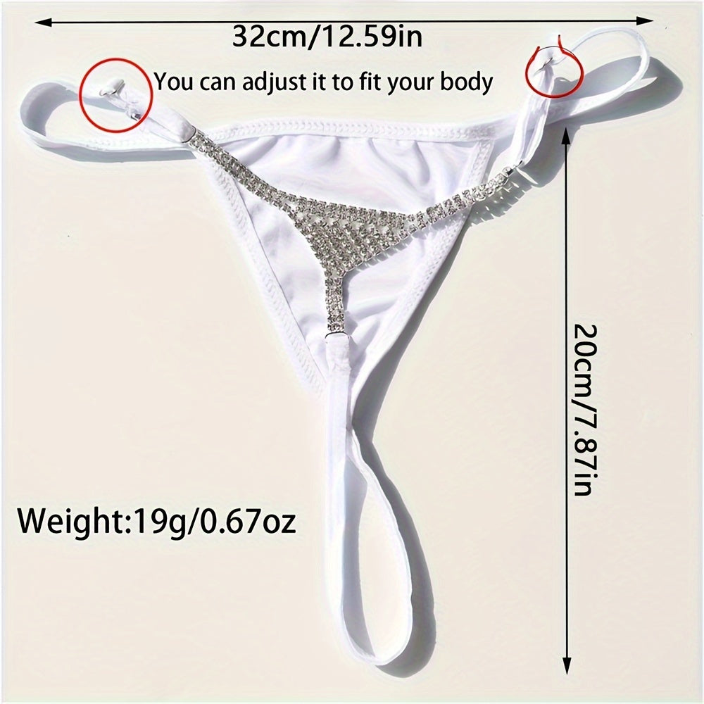 Bohemian Fashion Sexy Triangle Thong Nightclub Party Exaggerated Women'S Bikini Jewelry Accessories