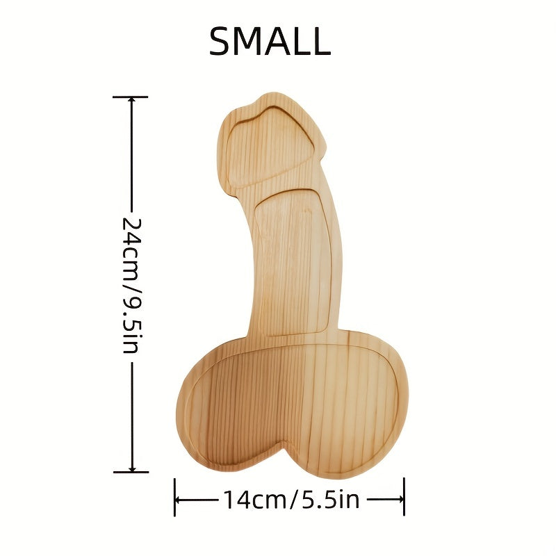 1pc Funny Wooden Dinner/Fruit/Cheese/Charcuterie Plate - Perfect Bachelorette Party Gift!