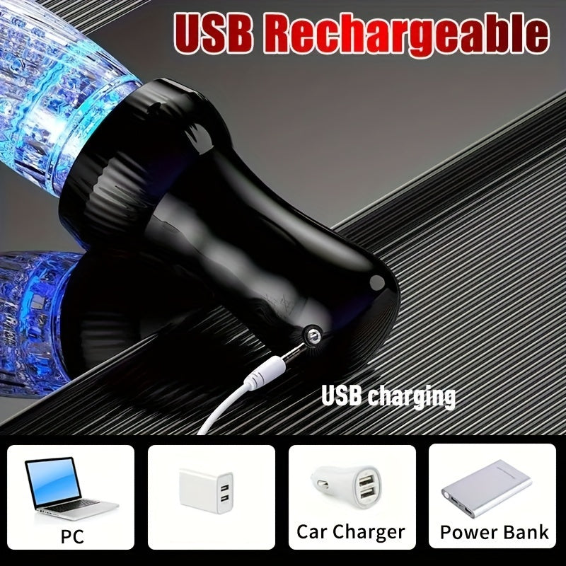 Automatic Male Masturbator - Adult Toy, 9 Thrusts & 9 Rotating Modes, LED Display Durable Silicone Cup for Stimulation, Transparent Design, with 650mAh Rechargeable Lithium Battery, Battery Po