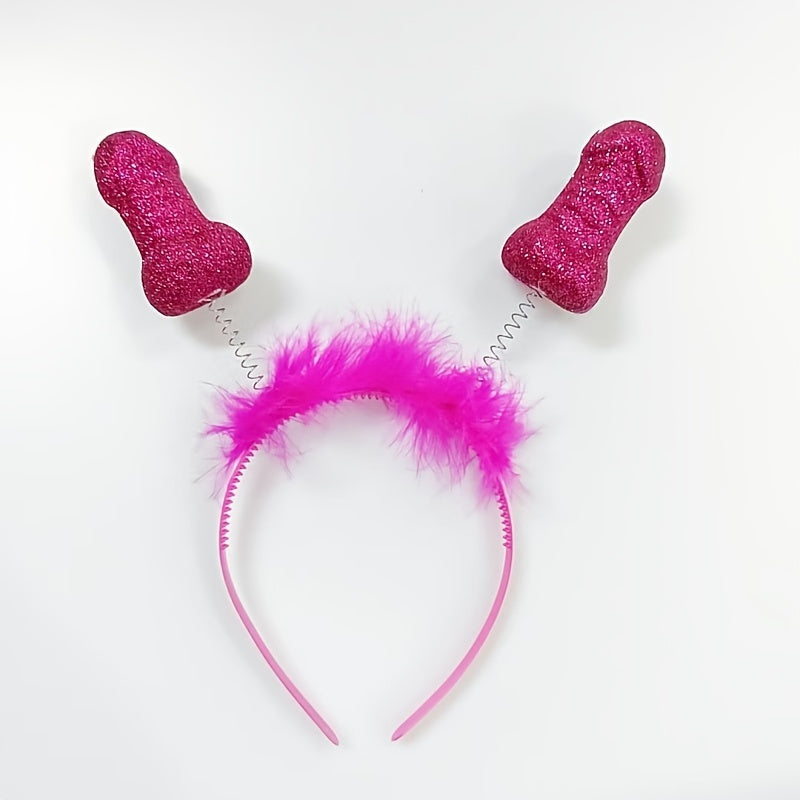 2pcs Funny Faux Fur, Fashionable Hair Accessories for Women