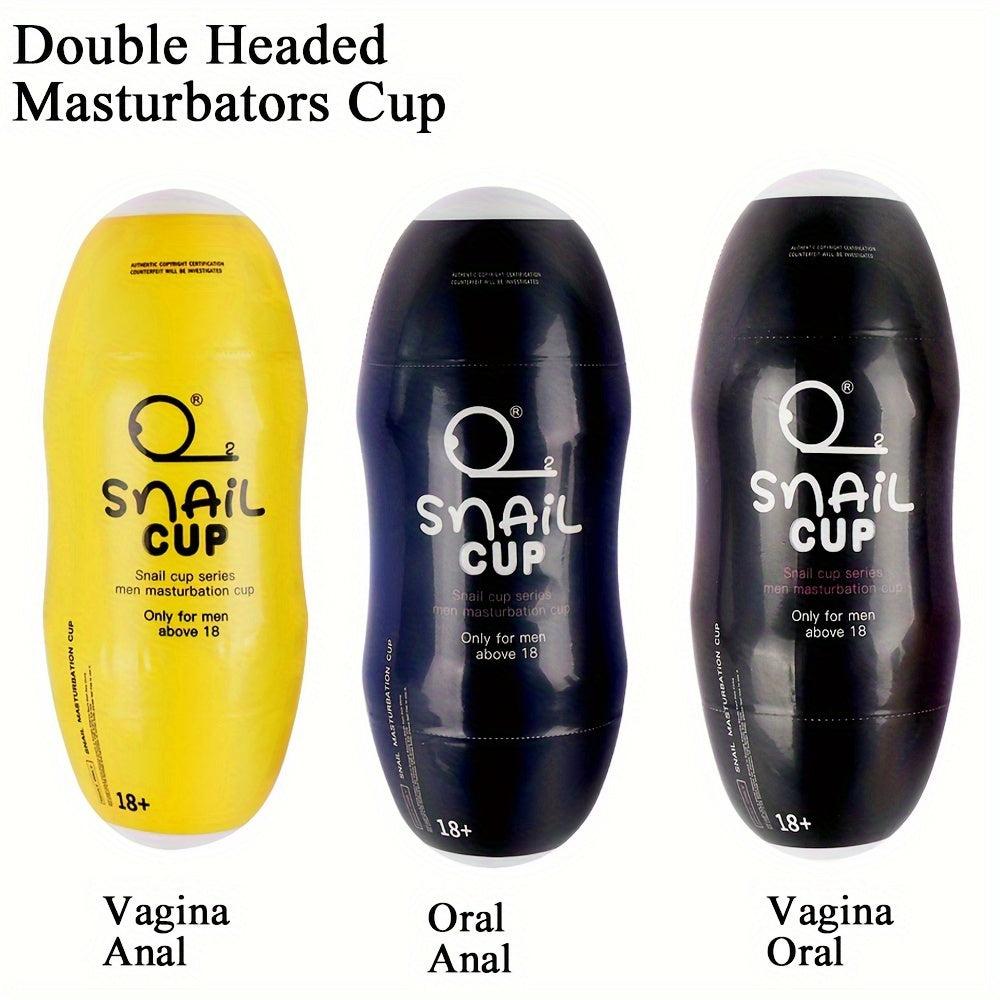 2in 1 Realistic Vaginal Anus Oral Masturbations Cup Double Head Adult Sex Toys Male Masturbation Blowjob Sexy Toys for Men Sexy Products Sexusl Wellness