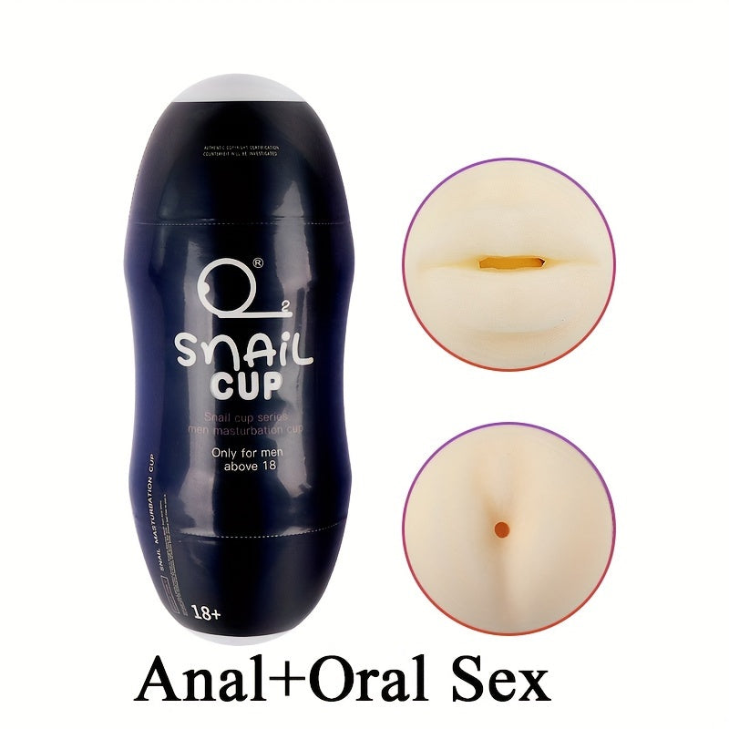 2in 1 Realistic Vaginal Anus Oral Masturbations Cup Double Head Adult Sex Toys Male Masturbation Blowjob Sexy Toys for Men Sexy Products Sexusl Wellness