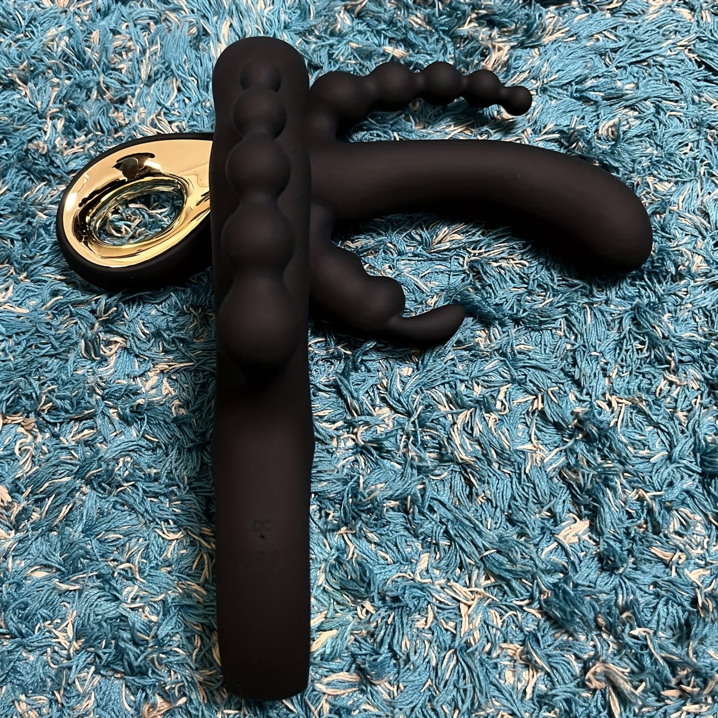 0015 3 In 1 Rabbit Vibrator G-Spot Clitoral Anal Dildo For Women, Double Motor Stimulation, 10 Vibration Modes, Rechargeable, Quiet, Adult Sex Toy For Solo Or Couples Female Sex Toy 1pc