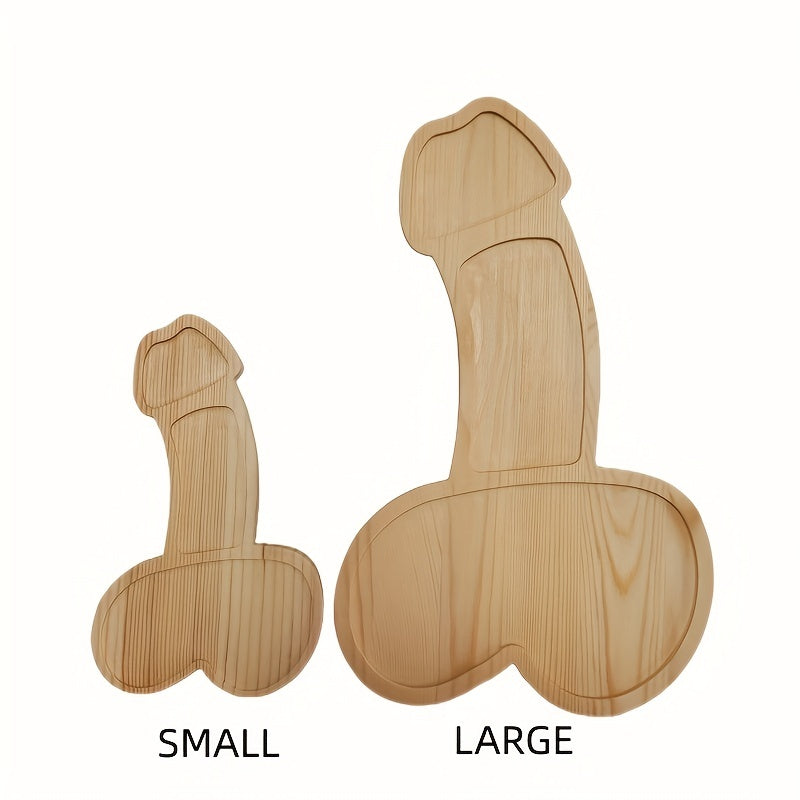 1pc Funny Wooden Dinner/Fruit/Cheese/Charcuterie Plate - Perfect Bachelorette Party Gift!