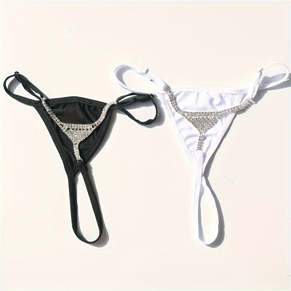 Bohemian Fashion Sexy Triangle Thong Nightclub Party Exaggerated Women'S Bikini Jewelry Accessories