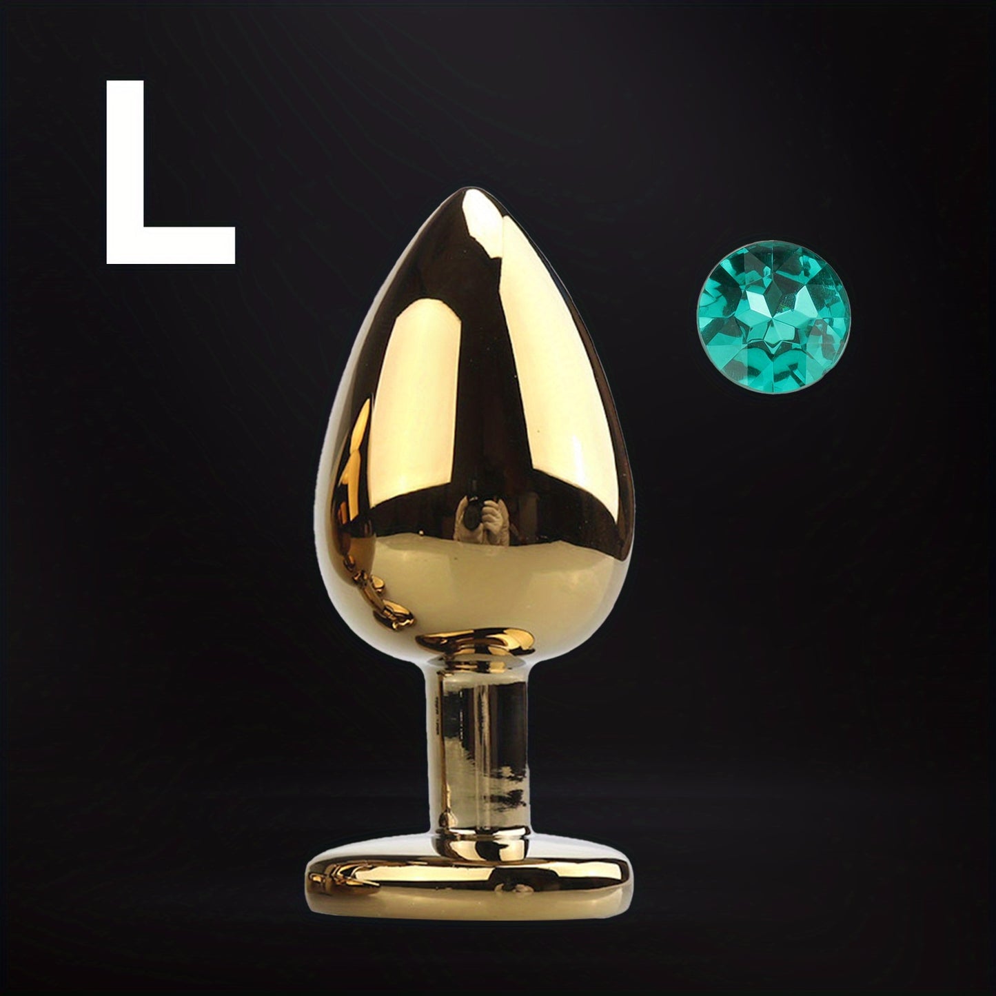 Unisex Sexy Metal Toys Anal Plug, Golden Mini Dildos Plug Toys With Jewelry Base Stimulation Massage Sex Tool For Orgasm Pleasure For Men Women SM Gay