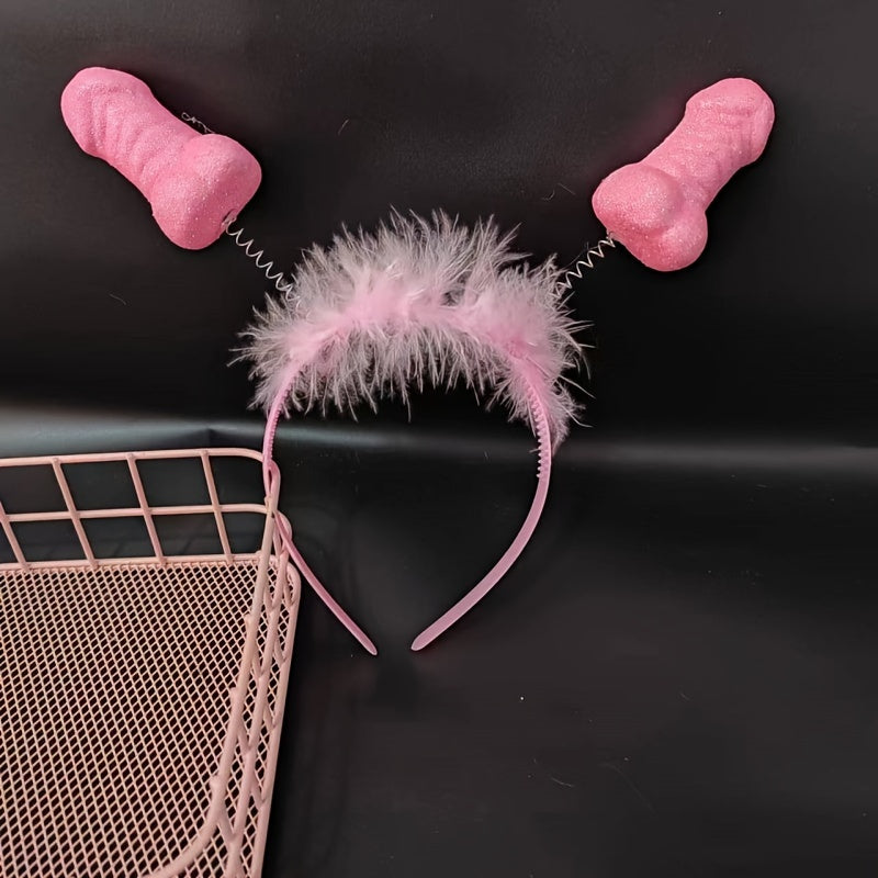 2pcs Funny Faux Fur, Fashionable Hair Accessories for Women