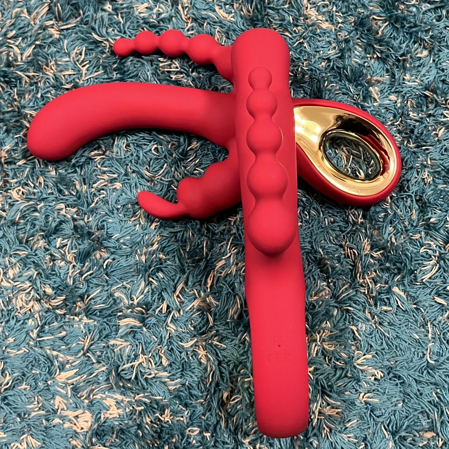 0015 3 In 1 Rabbit Vibrator G-Spot Clitoral Anal Dildo For Women, Double Motor Stimulation, 10 Vibration Modes, Rechargeable, Quiet, Adult Sex Toy For Solo Or Couples Female Sex Toy 1pc