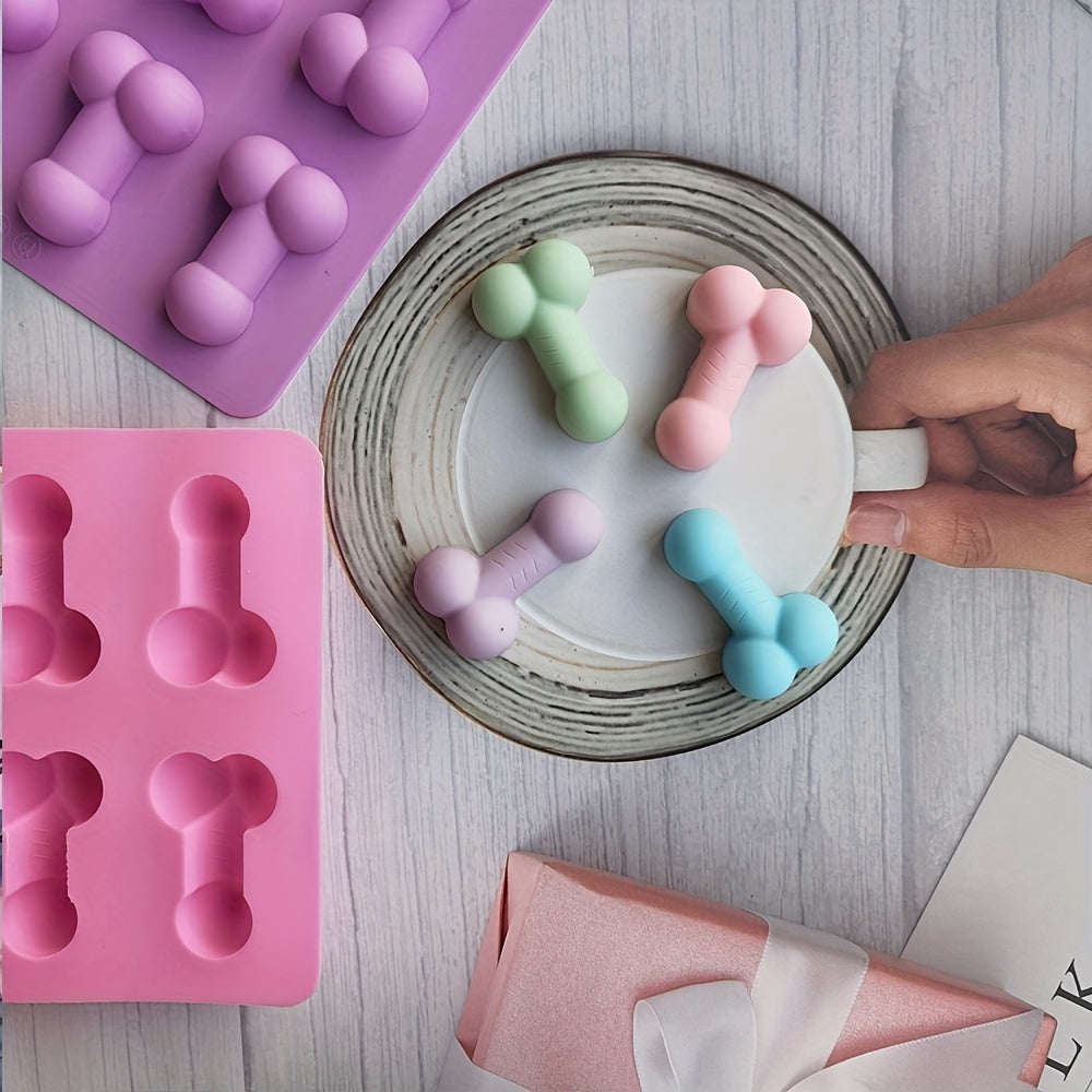 1pc, Funny Penis Chocolate Mold, 8 Cavity 3D Silicone Mold, Dick Shaped Candy Mold, Fondant Mold, For DIY Cake Decorating Tool, Baking Tools, Kitchen Gadgets, Kitchen Accessories, Home Kitchen Items