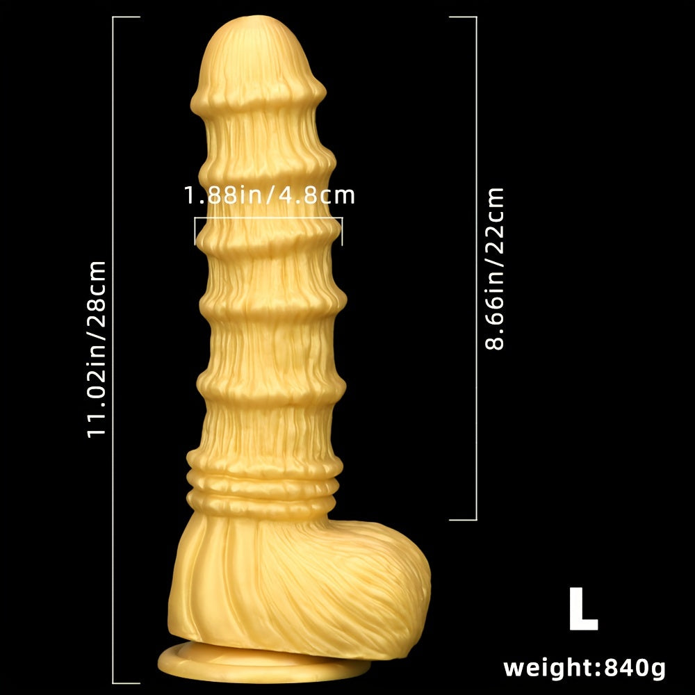Golden Horse Sex Toys Soft and Extra Large for Men and Women Anal Plug Masturbator Silicone Material