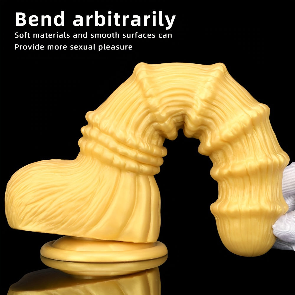 Golden Horse Sex Toys Soft and Extra Large for Men and Women Anal Plug Masturbator Silicone Material