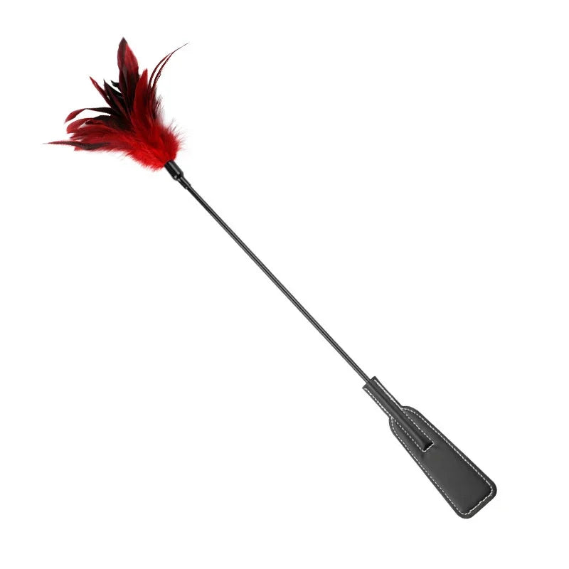 Feather Pu Leather Paddles for Horse Riding Training Games